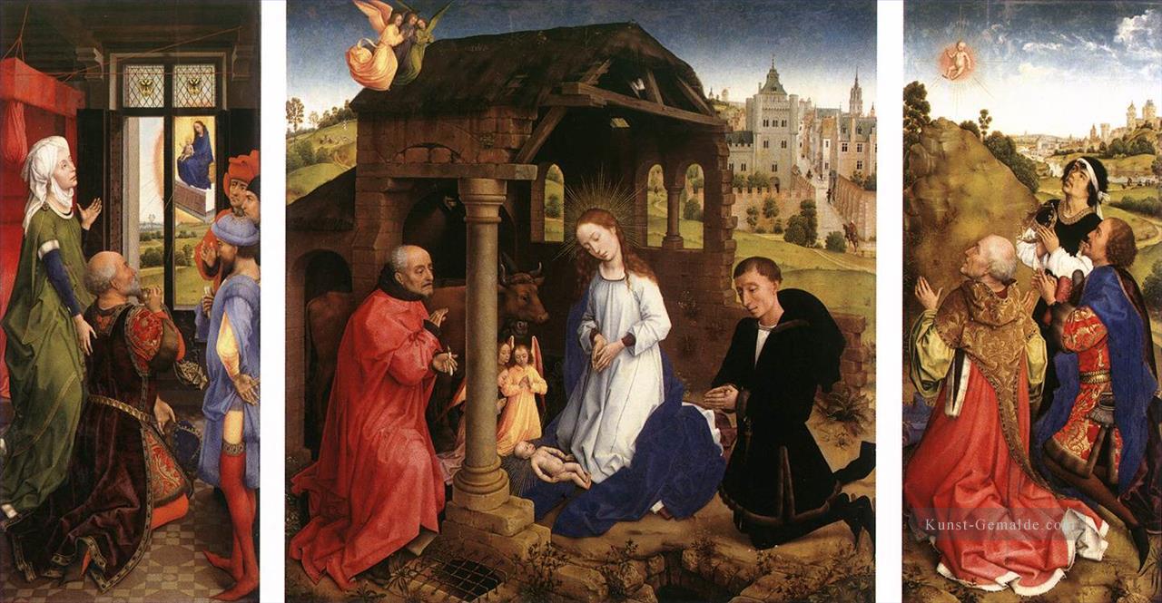 Bladelin Triptychon Niederländische Maler Rogier van der Weyden Ölgemälde